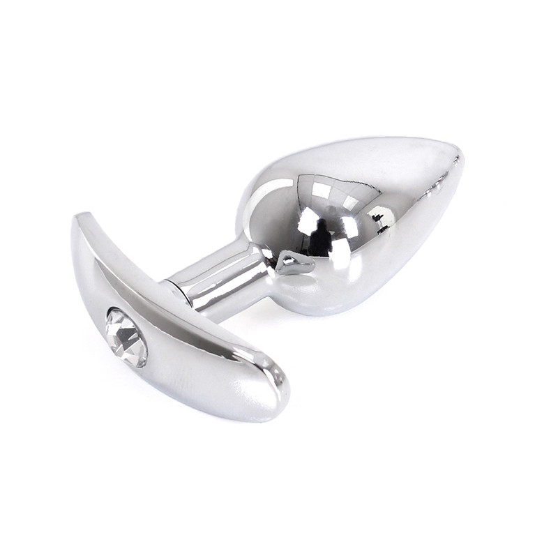 Kiotos Plug Bijou anal avec base arrondie Curve 6 x 2.8 cm - Bijou transparent